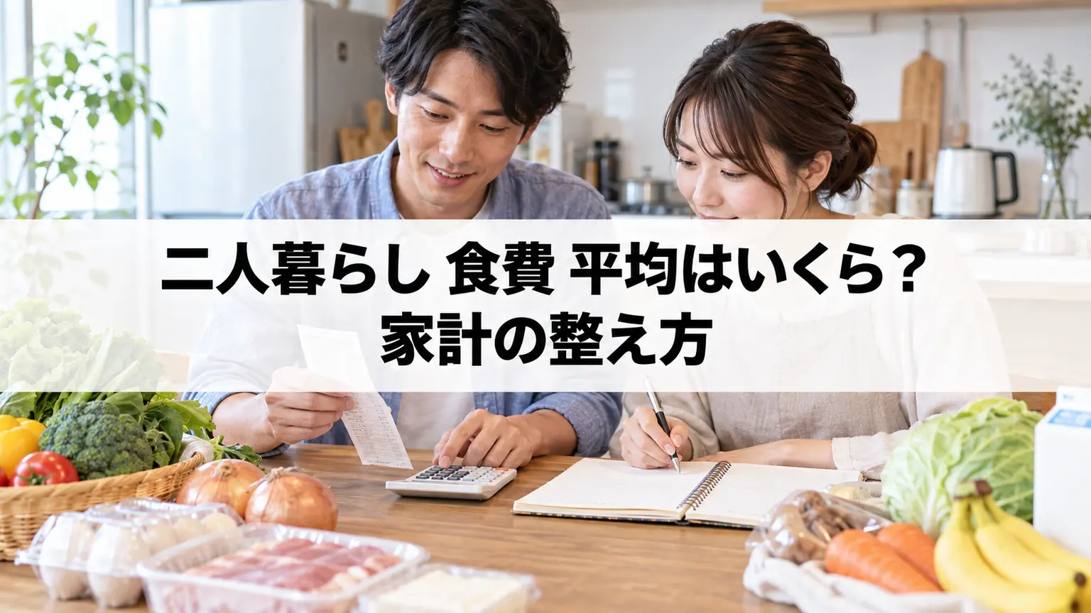二人暮らし 食費 平均はいくら？家計の整え方