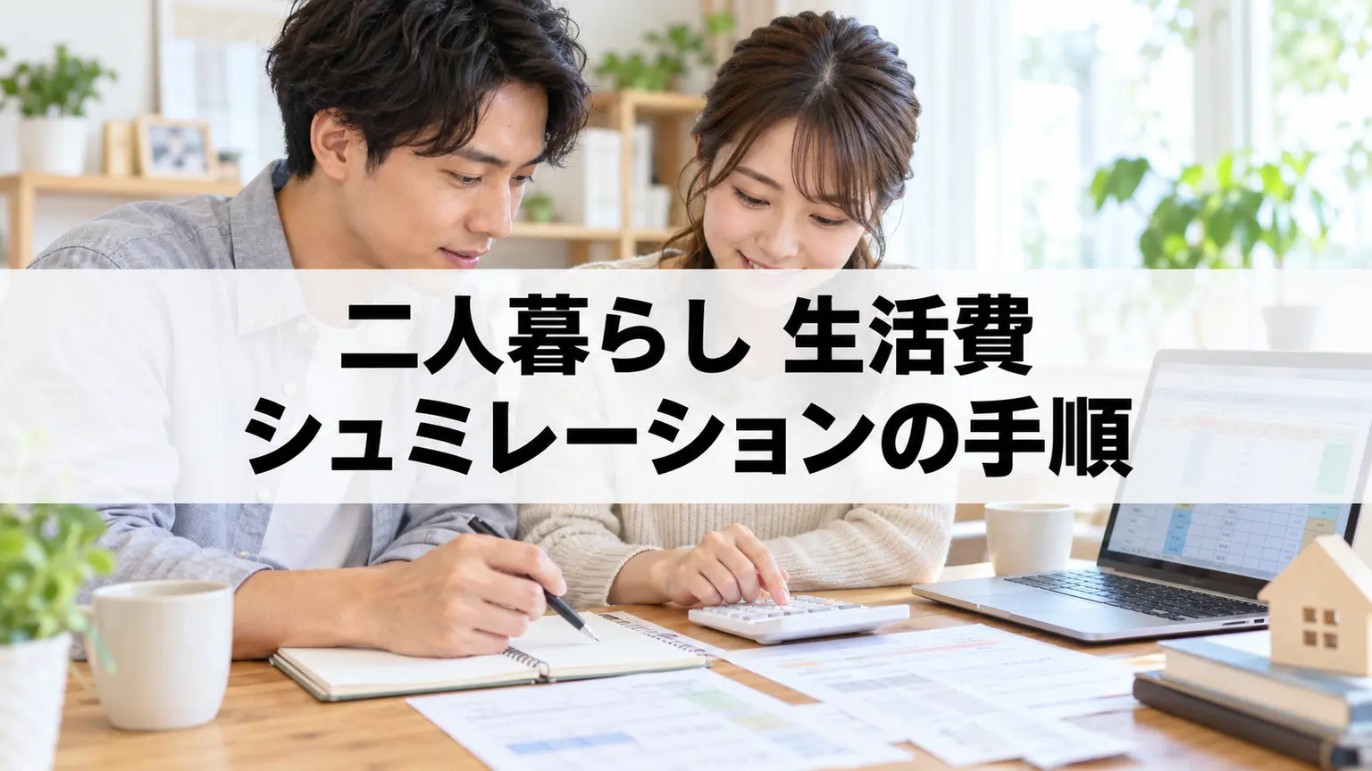二人暮らし 生活費 シュミレーションの手順