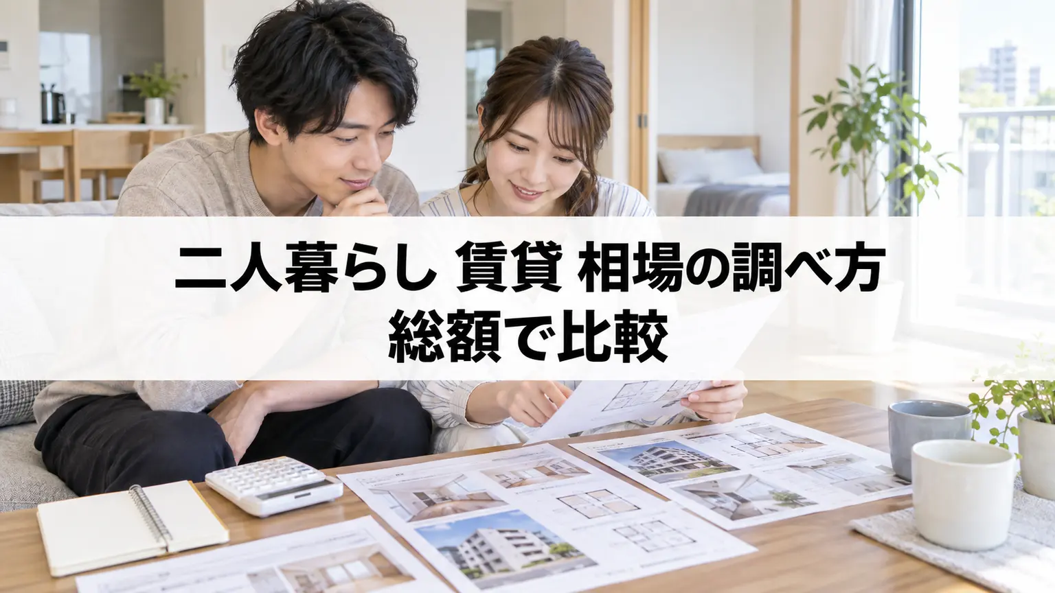 二人暮らし 賃貸 相場の調べ方｜総額で比較