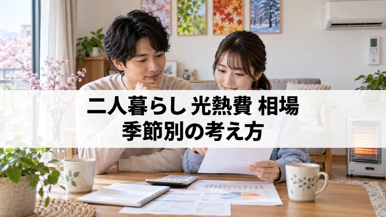 二人暮らし 光熱費 相場｜季節別の考え方