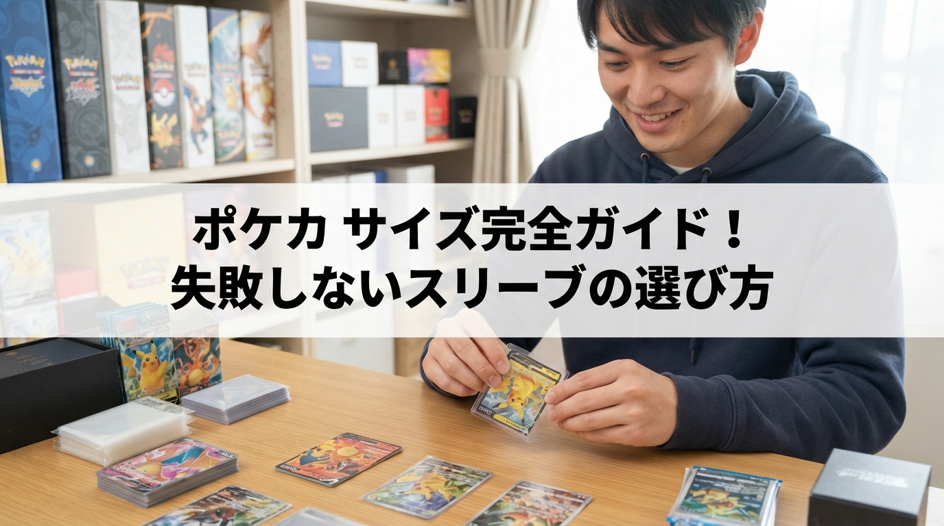 ポケカ サイズ完全ガイド！失敗しないスリーブの選び方