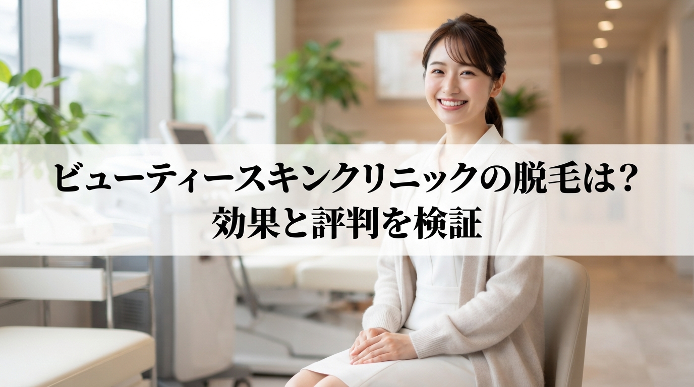 ビューティースキンクリニックの脱毛は？効果と評判を検証