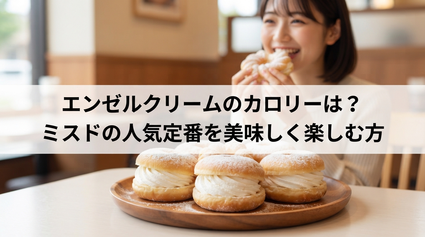 エンゼルクリームのカロリーは？ミスドの人気定番を美味しく楽しむ方
