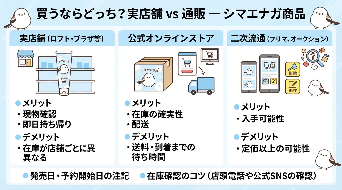シマエナガ 歯磨き粉｜シマエナガの歯磨き粉はどこで買える？販売店のインフォグラフィック1