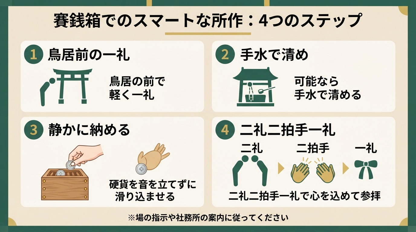 お賽銭 意味｜お賽銭の意味とは？金額の相場と失礼にならないマナーのインフォグラフィック1