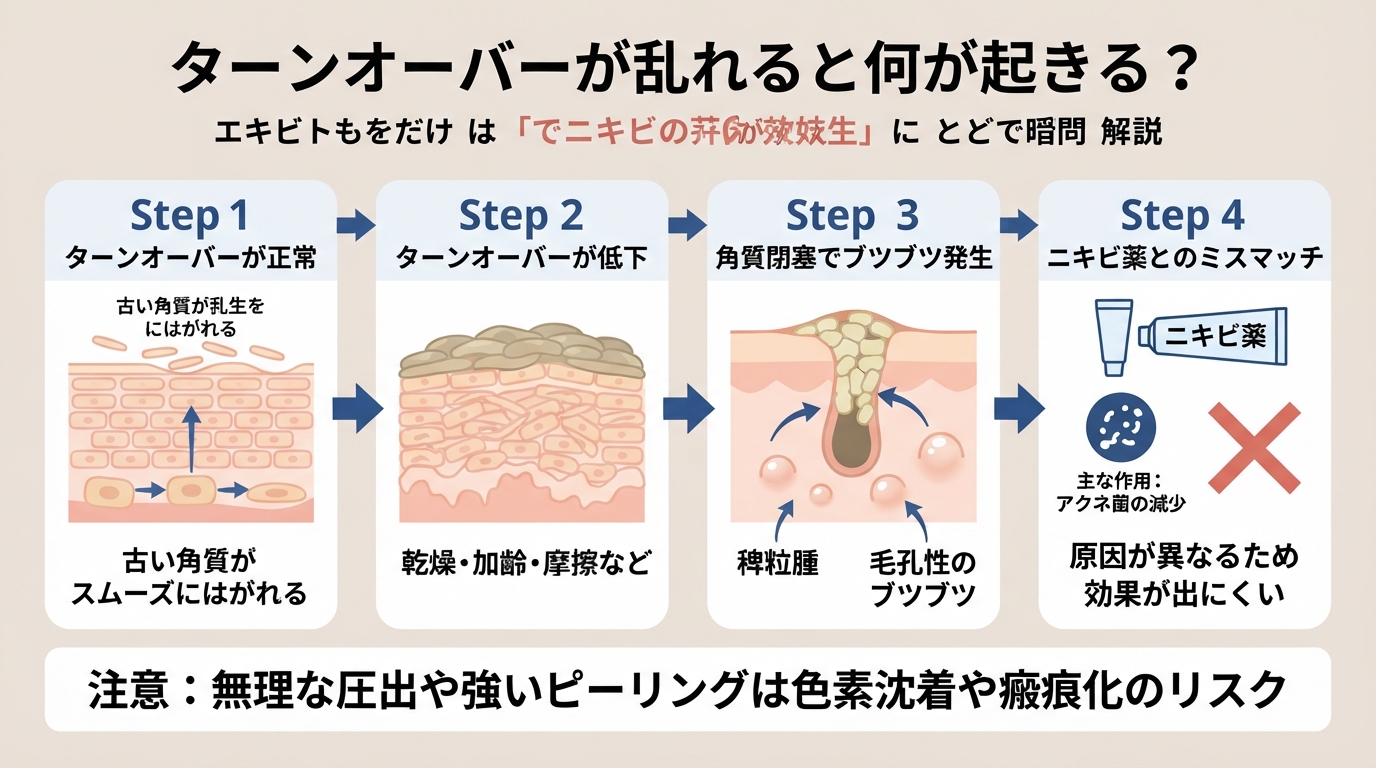 顔 ブツブツ ニキビじゃない|顔のブツブツはニキビじゃない?見分のインフォグラフィック1