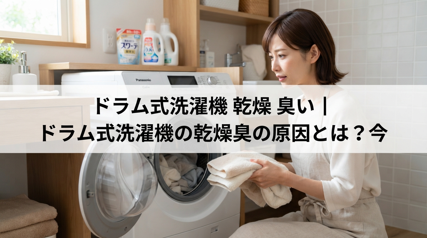 ドラム式洗濯機 乾燥 臭い｜ドラム式洗濯機の乾燥臭の原因とは？今