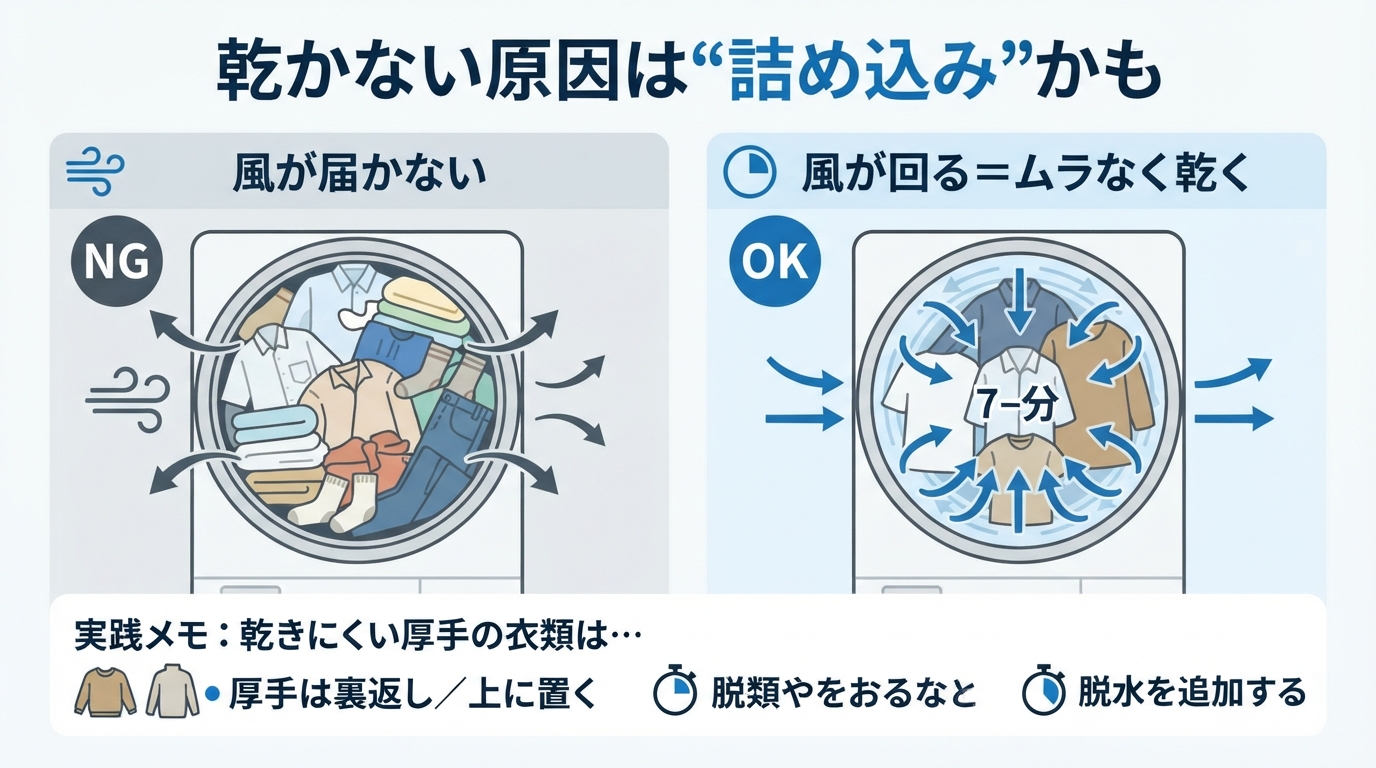 洗濯物 乾燥機 何分|洗濯物乾燥機は何分?方式別目安と時短裏技のインフォグラフィック1