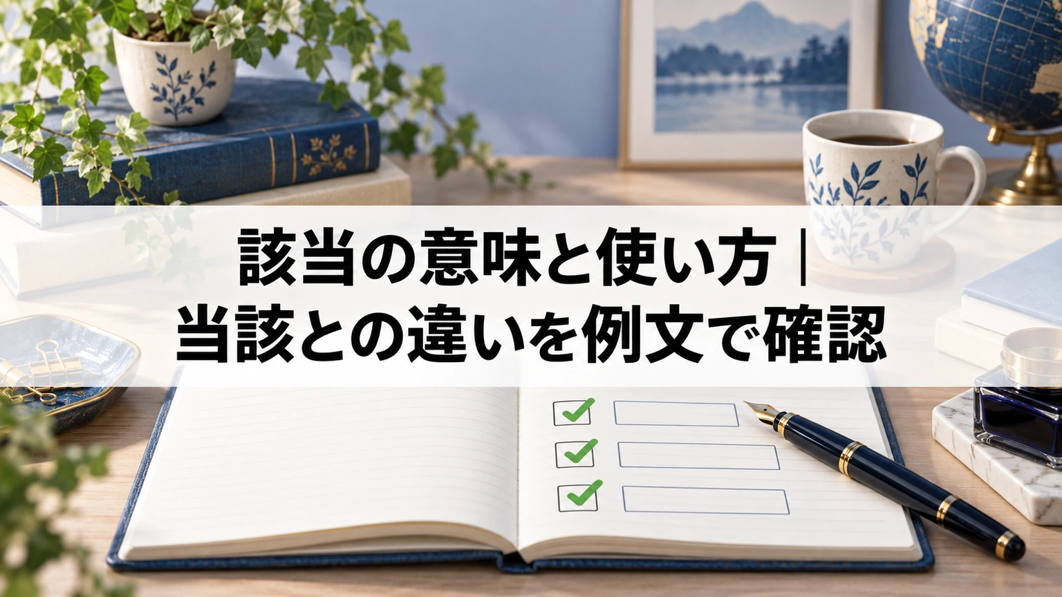 書類の条件と該当項目を確認するイメージ