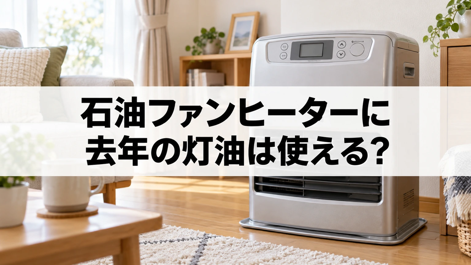 石油ファンヒーターに去年の灯油は使える？のイメージ画像