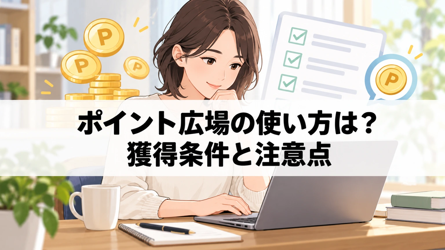 ポイント広場のポイントを示す記事タイトル画像