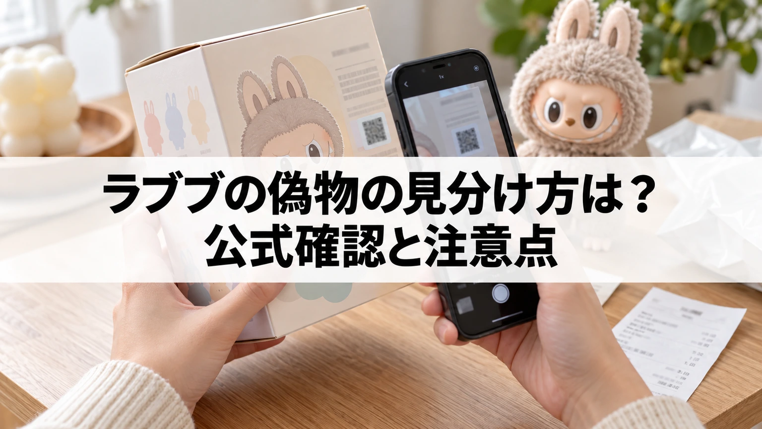ラブブの商品表示と購入記録を公式案内に沿って確認するイメージ