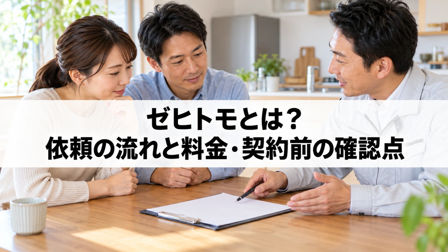 依頼内容と見積もりを画面で比べながら専門家への相談を準備するイメージ