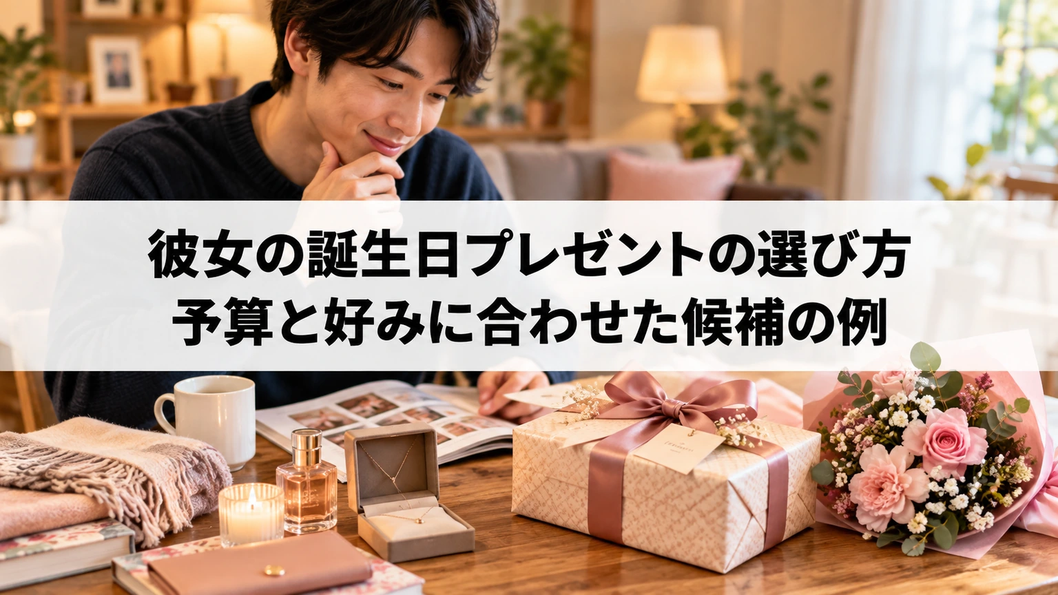 贈る相手の好みを考えながら包装した誕生日プレゼント
