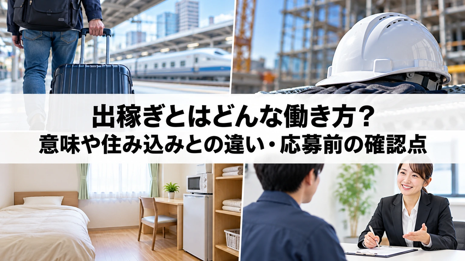 出稼ぎの基本と確認ポイントを紹介するアイキャッチ