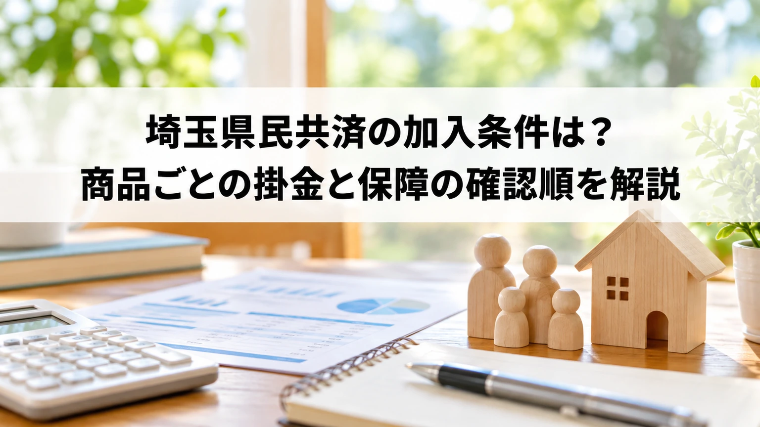埼玉県民共済の基本と確認ポイントを紹介するアイキャッチ