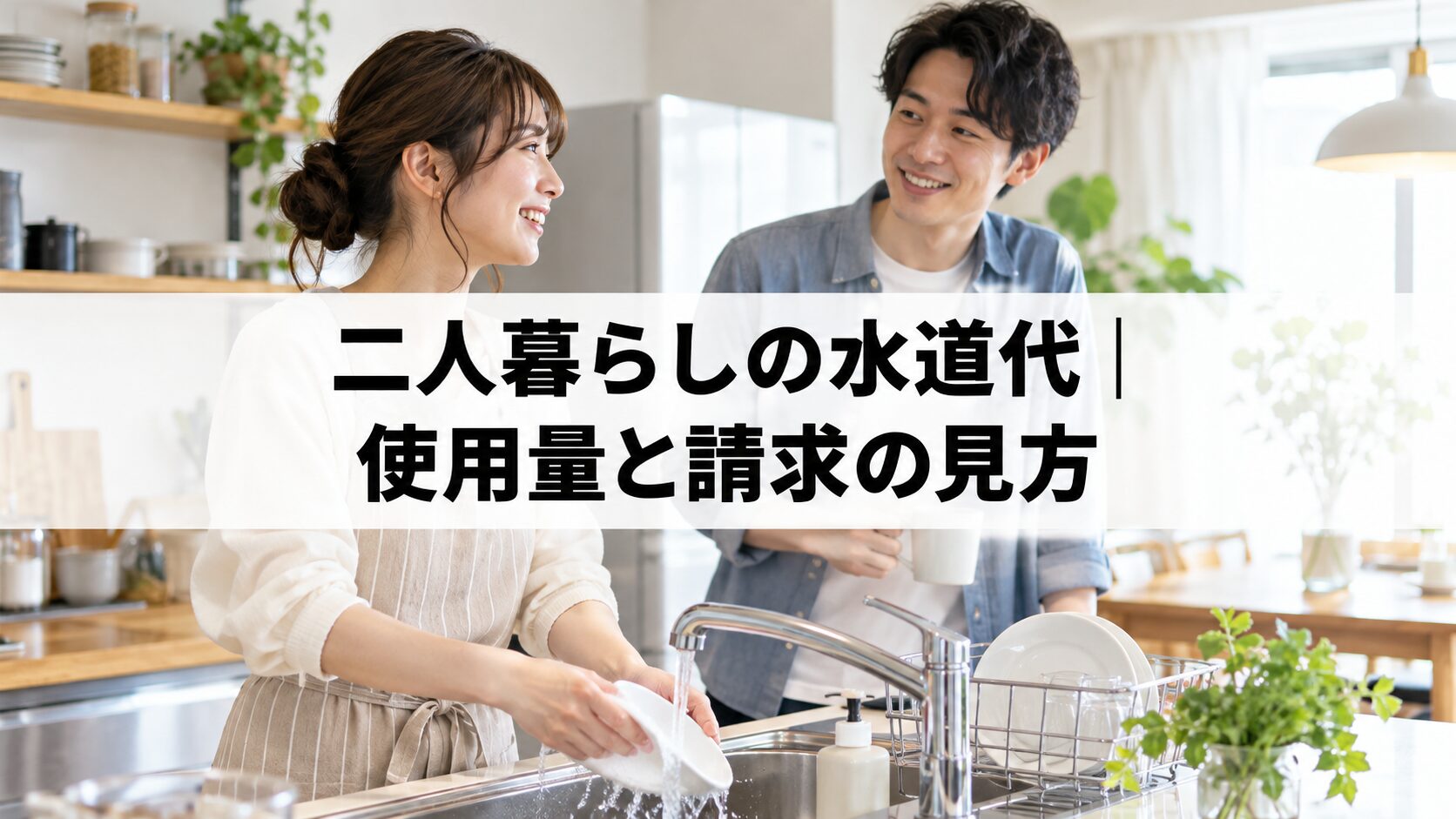 二人暮らしの水道代｜使用量と請求の見方